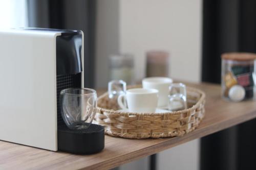 Kemudahan buat kopi dan teh di Yengeç Adults Only