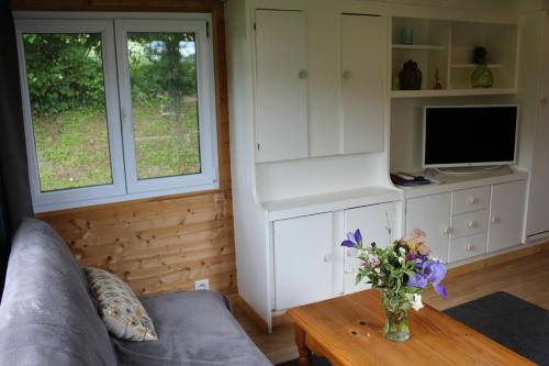 Η κουζίνα ή μικρή κουζίνα στο Mobil Home Chaleureux