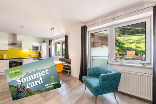 Η κουζίνα ή μικρή κουζίνα στο Mountain Love Appartements - by myNests