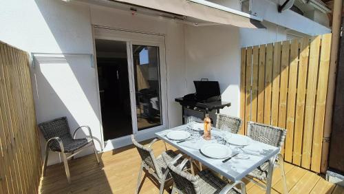 Μπαλκόνι ή βεράντα στο Appartement Vue Bassin
