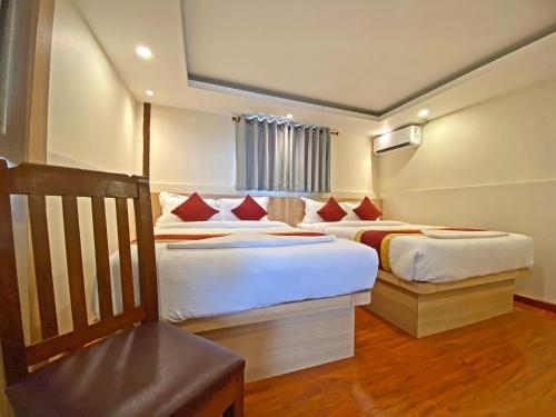 Hotel Shivay Pvt ltdにあるベッド
