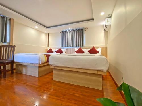 Hotel Shivay Pvt ltdにあるベッド