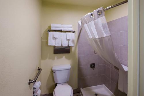 Ένα μπάνιο στο Quality Inn SeaTac Airport-Seattle