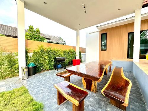 Posezení v ubytování Privacy Pool Villa Pattaya