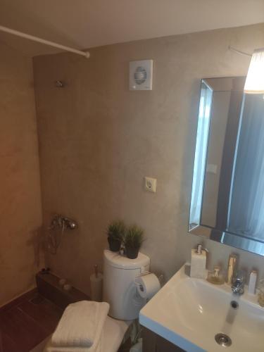 Ένα μπάνιο στο Cosy Garden Bungalow