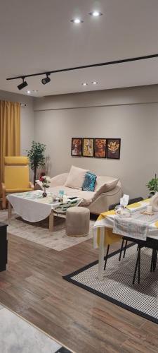 STUDIO Fakhr - Luxury apartment in Cairoにあるシーティングエリア