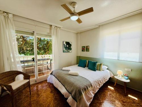 Postel nebo postele na pokoji v ubytování Chalet Y179