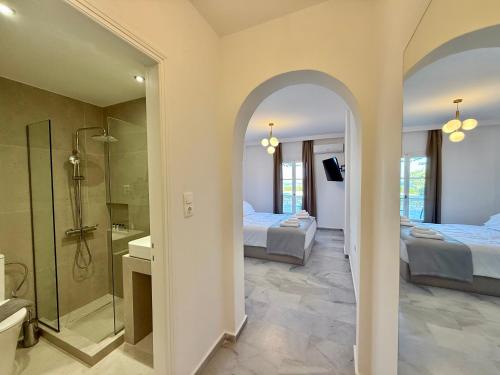 Koupelna v ubytování Yaleena Residences