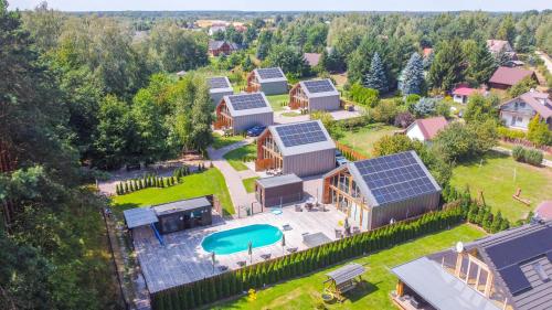 Bazén v ubytování Krasne Residence & SPA - STREFA CISZY nebo v jeho okolí