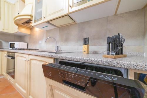 Dapur atau dapur kecil di Le Case di Anna