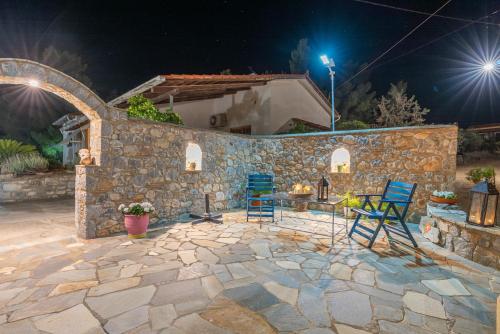 Patio nebo venkovní prostory v ubytování Maistros Studios