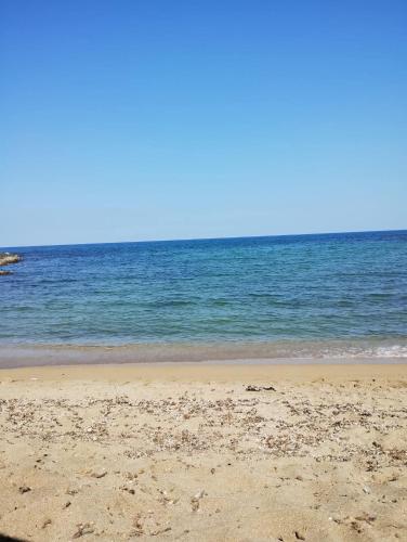 a sandy beach with the ocean in the background at TAnoelvira in San Lorenzo