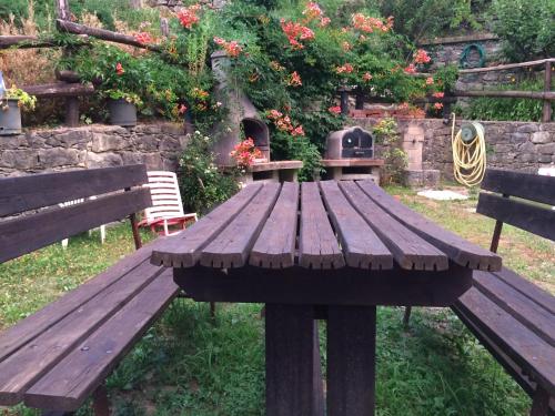 Jardín al aire libre en Affittacamere La Quiete