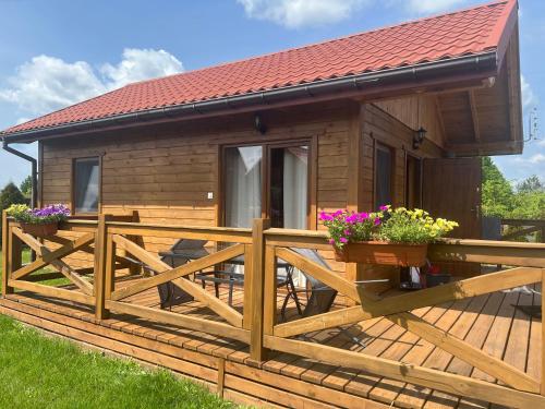 Domki caloroczne z antresola Przytulisko na Mazurach