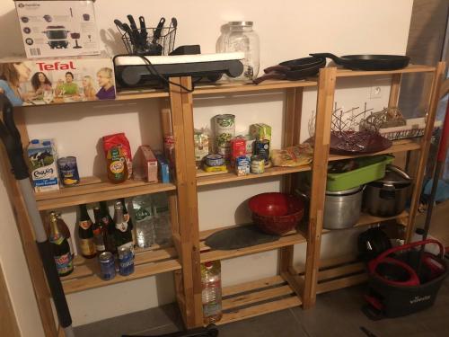 Kuchyň nebo kuchyňský kout v ubytování La villa des 3 frontières