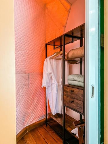 Katil atau katil-katil dalam bilik di River Glamping Boutique Jarabacoa