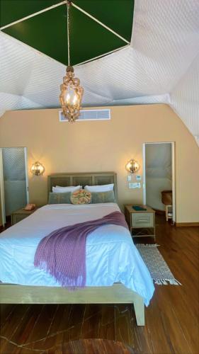 Katil atau katil-katil dalam bilik di River Glamping Boutique Jarabacoa