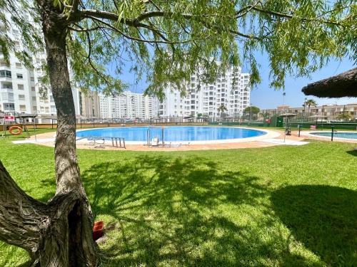 Bazén v ubytování GATU Malvasía- Valdelagrana nebo v jeho okolí