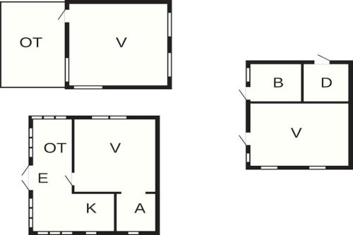 Pelan lantai bagi 6 person holiday home in GULLSPåNG-By Traum