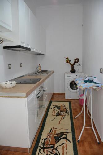 Kuchyň nebo kuchyňský kout v ubytování Guesthouse Luli Muca