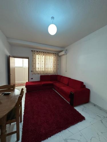Гостиная зона в Holidays Apartment Pogradec