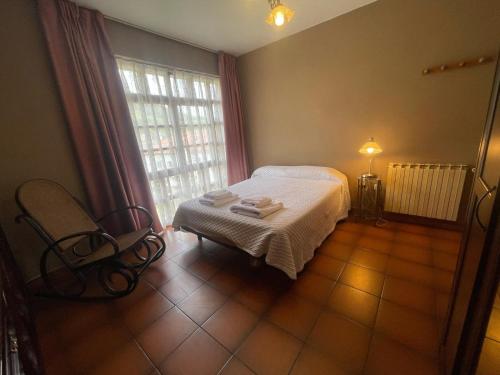 Postel nebo postele na pokoji v ubytování El Campón, Collía