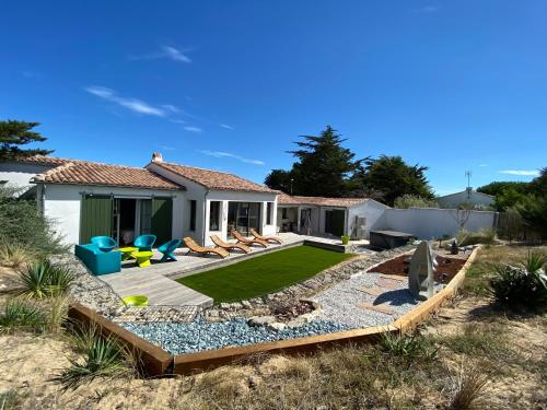 Villa les Dunes les pieds dans le sable SPA 5ch