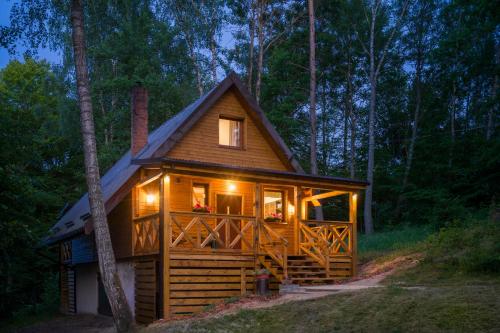 Hubertówka domek drewniany
