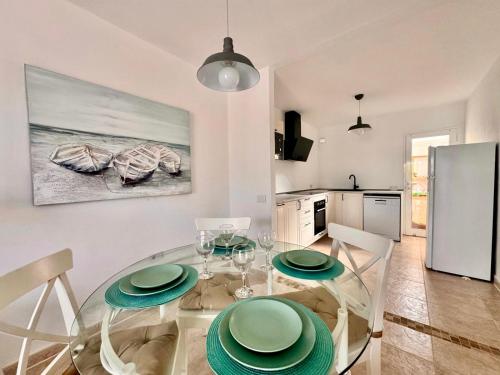 Кухня или мини-кухня в Queen Amanay - terrazza, confortevole, tranquillo, Wi-Fi, AC
