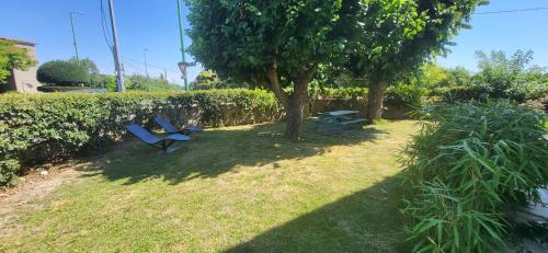 Zahrada ubytování Gîtes pour groupe climatisé, parking, jardin proche Toulouse, Airbus, MEETT et aéroport