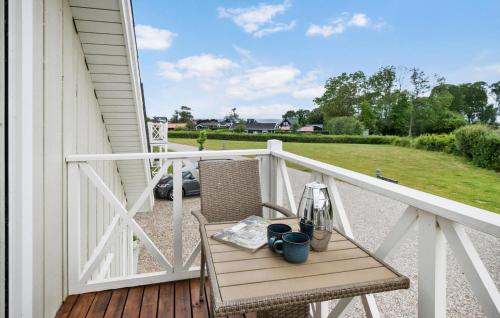 Balkón nebo terasa v ubytování Stunning Home In Brenderup Fyn - G51849