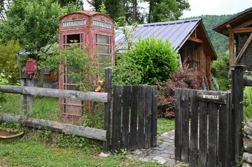 Zahrada ubytování Cabane Myrtille