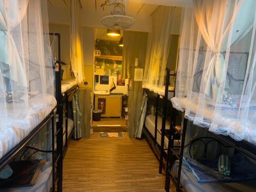 Kuchyň nebo kuchyňský kout v ubytování MINUM Hostel