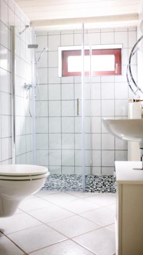 Koupelna v ubytování Manus Ferienwohnung
