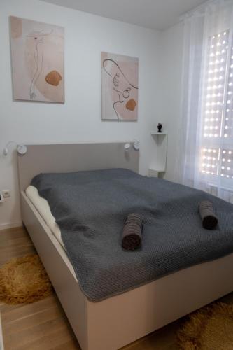 Apartman Amorにあるベッド