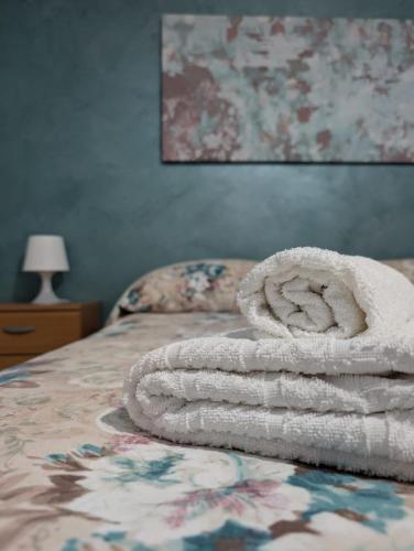 Letto o letti in una camera di B&B Villa del Sole