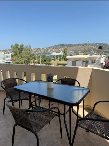 Μπαλκόνι ή βεράντα στο Serenity apartment sea view