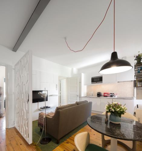 Dapur atau dapur kecil di Flattered to be in Tomar