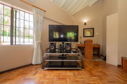 Televisyen dan/atau pusat hiburan di Hibiscus House