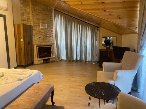 Posezení v ubytování Ağva Capella Hideaway Hotel