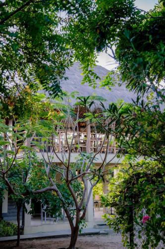 Zahrada ubytování Nikara Beach Villas Arugambay