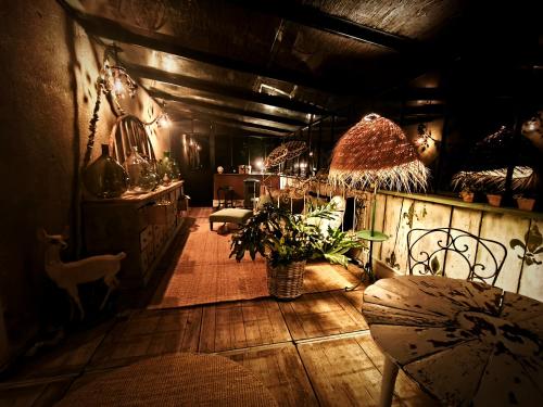 Restoran atau tempat lain untuk makan di chambre d'hôtes Madame