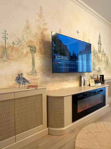 Dapur atau dapur kecil di Bridge Penthouse