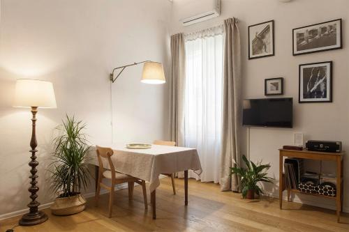 TV a/nebo společenská místnost v ubytování Slow Time In Florence