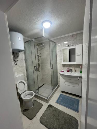 Koupelna v ubytování Apartman Holiday