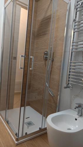 Koupelna v ubytování Trekking House B&B-Vicino al Tribunale di Nocera Inferiore -