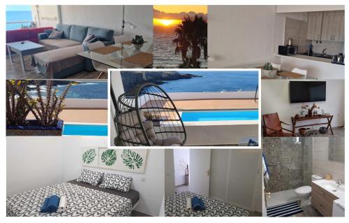 En Primera línea de mar y piscina - Apartamento AZUR - El Ancla - Callao Salvaje - COSTA ADEJE