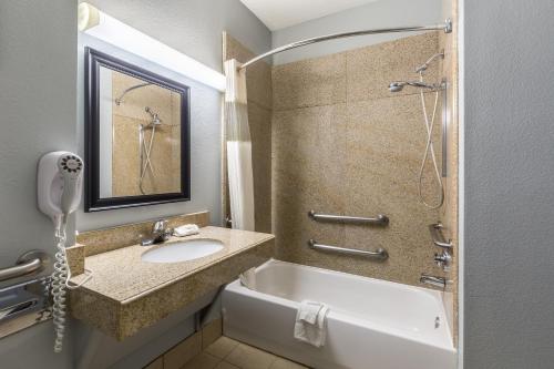 Koupelna v ubytování Platinum Inn & Suites Webster