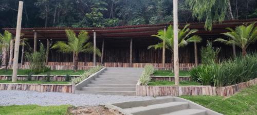 Taman di luar Hotel Fazenda Upã Moña