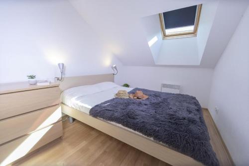 Postel nebo postele na pokoji v ubytování Appartement Duplex 3 Pièces 8 Personnes Vue Pistes MAE-1041